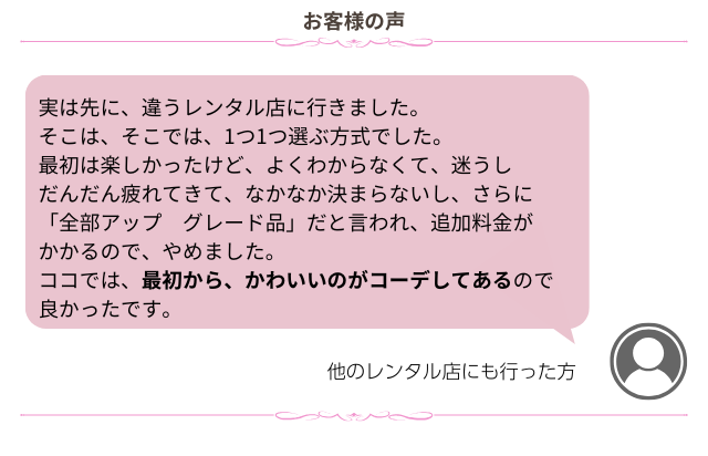 お客様の声をご紹介